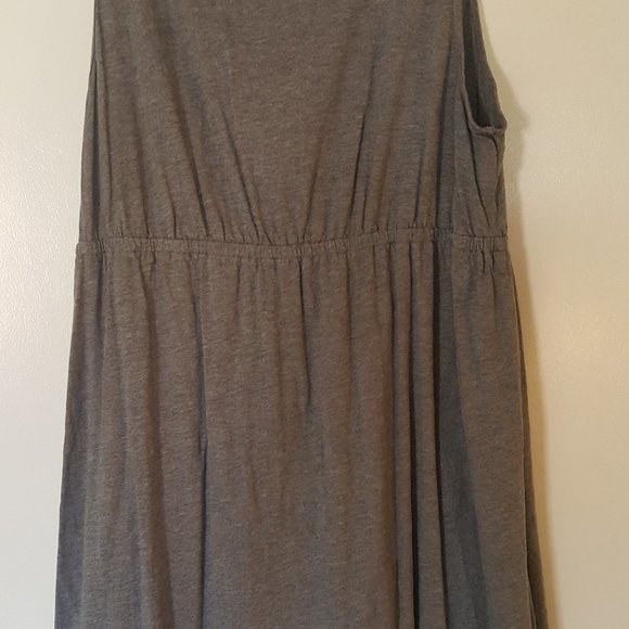 SONOMA LIFESTYLES DRESS 1X Gray Romper Like New - Picture 3 of 3
